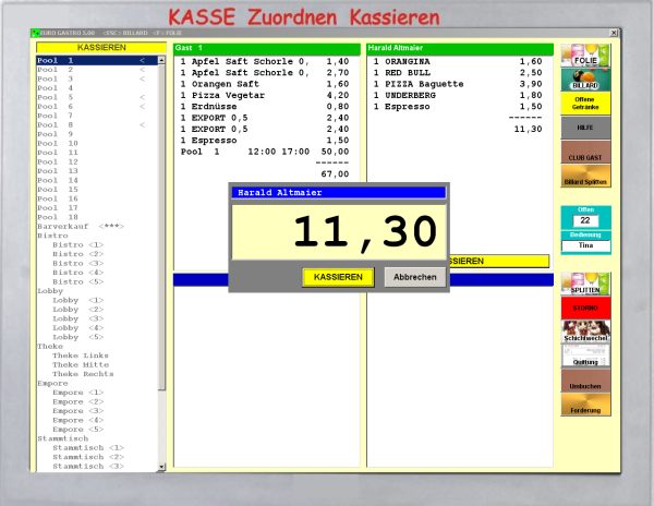 Kasse Kassensystem